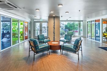 Lobby Area at The Summit at Lake Union, Seattle, WA